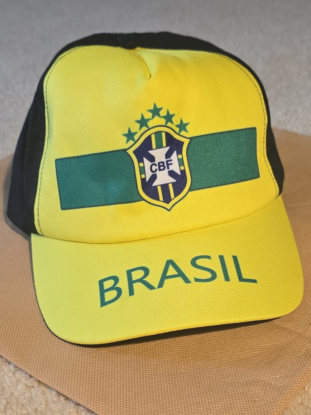 Brasil CBF Yellow & Green Baseball Cap